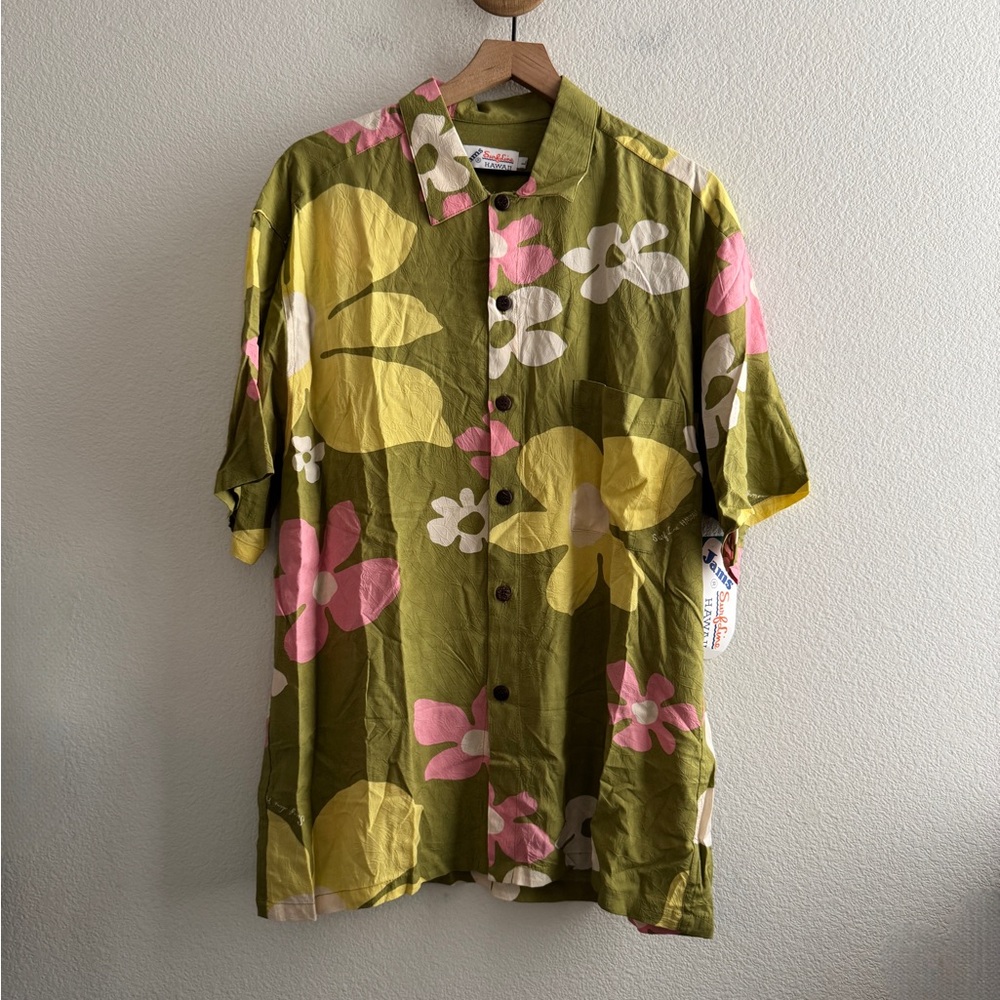 Jams World Surf Line Hawaii Button Down Shirt NEW NWT